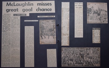 Press report from Adrian Killen's scrapbook